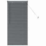Casa si Gradina - Textile si covoare - Rulouri si jaluzele - Jaluzea pentru Fereastra Gri inchis 60 x 130 cm Aluminiu - Infinity.ro