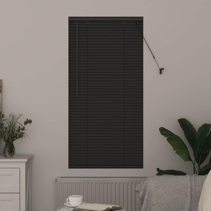 Casa si Gradina - Textile si covoare - Rulouri si jaluzele - Jaluzea pentru Fereastra Gri inchis 60 x 130 cm Aluminiu - Infinity.ro