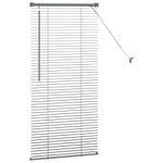 Casa si Gradina - Textile si covoare - Rulouri si jaluzele - Jaluzea pentru Fereastra Gri inchis 60 x 130 cm Aluminiu - Infinity.ro