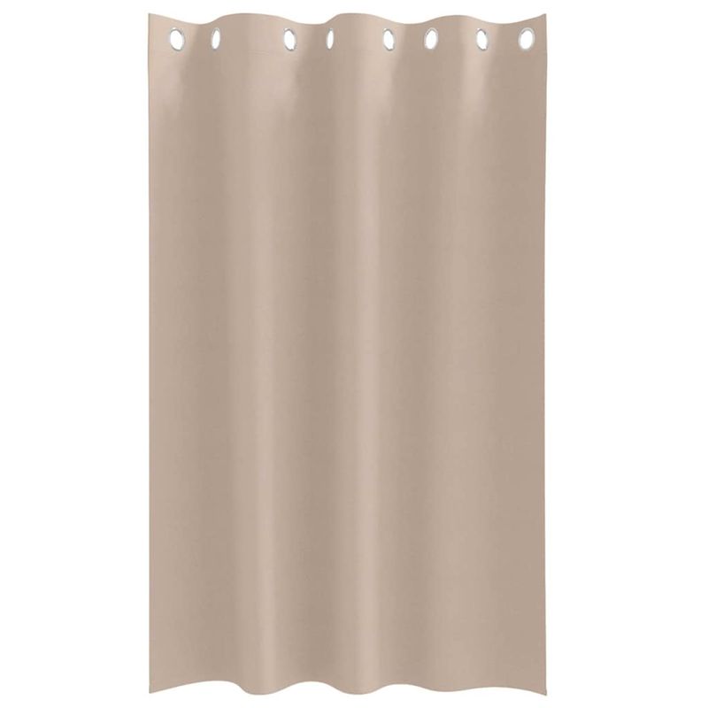 Casa si Gradina - Textile si covoare - Perdele si draperii - Perdele - Perdele cu perdele 2 pcs Gri taupe 175 x 140 cm Poliester - Infinity.ro