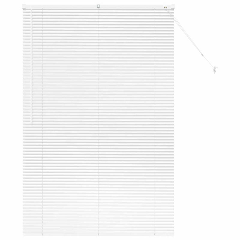 Casa si Gradina - Textile si covoare - Rulouri si jaluzele - Jaluzea pentru Fereastra cu perdele Altele Manual Alb 80 x 130 cm Aluminiu - Infinity.ro