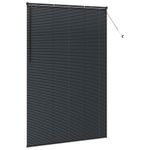Casa si Gradina - Textile si covoare - Rulouri si jaluzele - Jaluzea pentru Fereastra cu perdele Altele Manual Negru 80 x 130 cm Aluminiu - Infinity.ro
