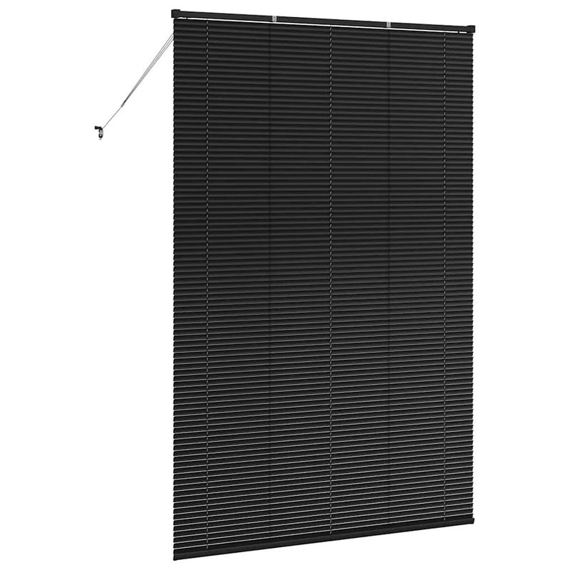 Casa si Gradina - Textile si covoare - Rulouri si jaluzele - Jaluzea pentru Fereastra cu perdele Altele Manual Negru 80 x 130 cm Aluminiu - Infinity.ro