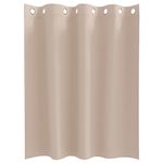 Casa si Gradina - Textile si covoare - Perdele si draperii - Perdele - Perdele cu perdele 2 pcs Gri taupe 140 x 140 cm Poliester - Infinity.ro
