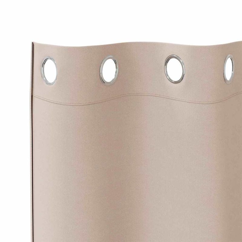 Casa si Gradina - Textile si covoare - Perdele si draperii - Perdele - Perdele cu perdele 2 pcs Gri taupe 140 x 140 cm Poliester - Infinity.ro