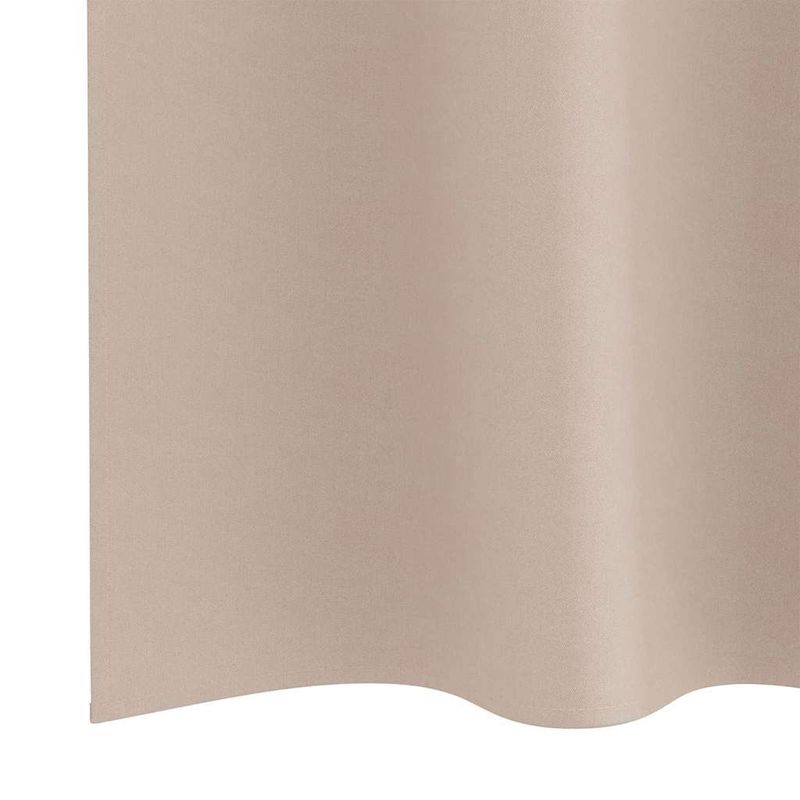 Casa si Gradina - Textile si covoare - Perdele si draperii - Perdele - Perdele cu perdele 2 pcs Gri taupe 140 x 140 cm Poliester - Infinity.ro