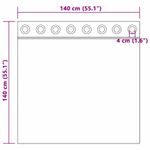 Casa si Gradina - Textile si covoare - Perdele si draperii - Perdele - Perdele cu perdele 2 pcs Gri taupe 140 x 140 cm Poliester - Infinity.ro