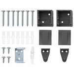 Casa si Gradina - Textile si covoare - Rulouri si jaluzele - Jaluzea pentru Fereastra Gri inchis 80 x 130 cm Aluminiu - Infinity.ro