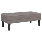 Casa si Gradina - Mobilier - Canapele si coltare - Banchete - Banca, taupe, 113x57x39 cm, textil - Infinity.ro
