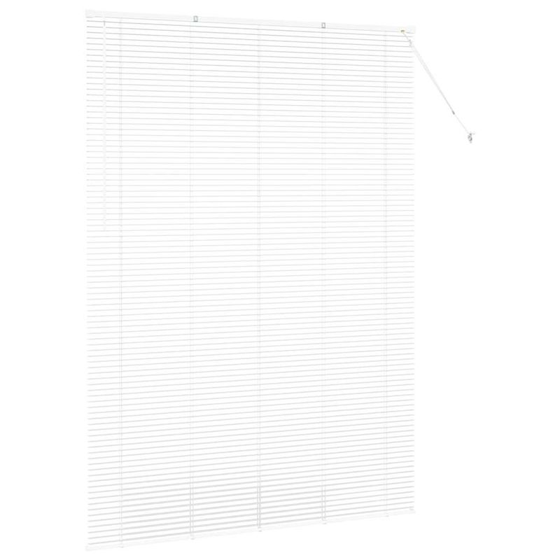 Casa si Gradina - Textile si covoare - Rulouri si jaluzele - Jaluzea pentru Fereastra cu perdele Altele Manual Alb 155 x 220 cm Aluminiu - Infinity.ro