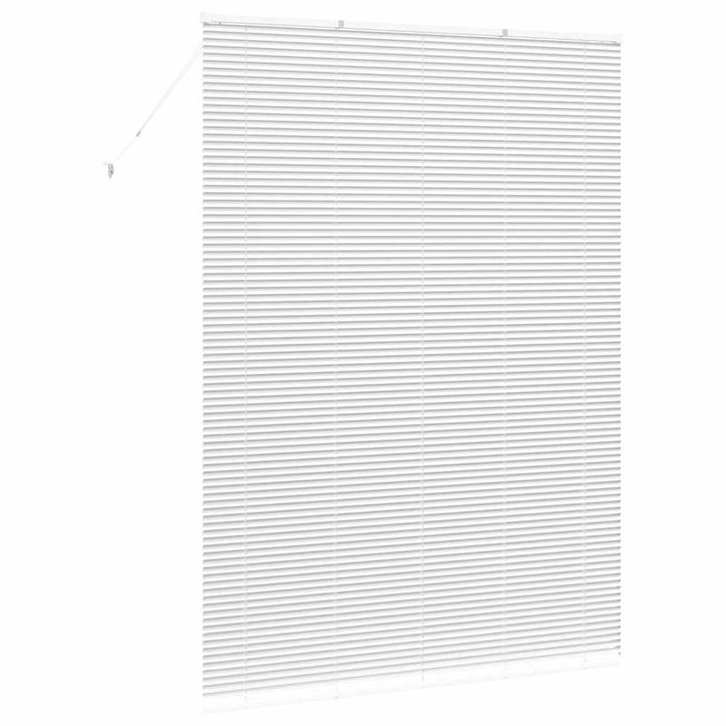 Casa si Gradina - Textile si covoare - Rulouri si jaluzele - Jaluzea pentru Fereastra cu perdele Altele Manual Alb 155 x 220 cm Aluminiu - Infinity.ro