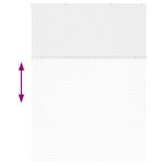 Casa si Gradina - Textile si covoare - Rulouri si jaluzele - Jaluzea pentru Fereastra cu perdele Altele Manual Alb 155 x 220 cm Aluminiu - Infinity.ro