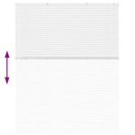 Casa si Gradina - Textile si covoare - Rulouri si jaluzele - Jaluzea pentru Fereastra cu perdele Altele Manual Alb 140 x 175 cm Aluminiu - Infinity.ro