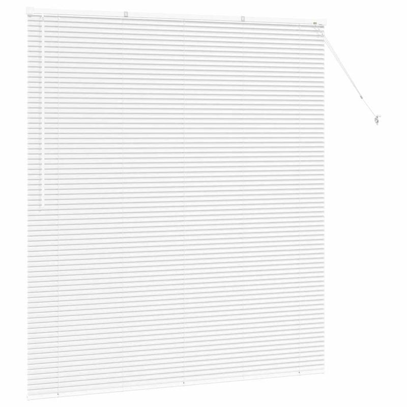 Casa si Gradina - Textile si covoare - Rulouri si jaluzele - Jaluzea pentru Fereastra cu perdele Altele Manual Alb 160 x 175 cm Aluminiu - Infinity.ro
