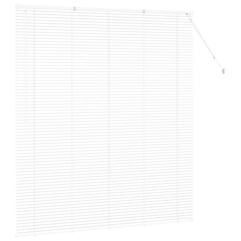 Casa si Gradina - Textile si covoare - Rulouri si jaluzele - Jaluzea pentru Fereastra cu perdele Altele Manual Alb 160 x 175 cm Aluminiu - Infinity.ro