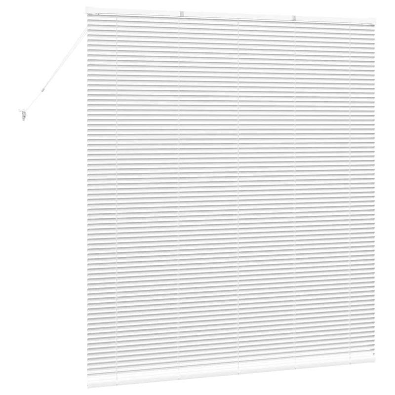 Casa si Gradina - Textile si covoare - Rulouri si jaluzele - Jaluzea pentru Fereastra cu perdele Altele Manual Alb 160 x 175 cm Aluminiu - Infinity.ro