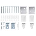 Casa si Gradina - Textile si covoare - Rulouri si jaluzele - Jaluzea pentru Fereastra cu perdele Altele Manual Alb 160 x 175 cm Aluminiu - Infinity.ro