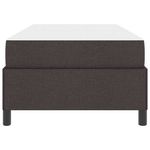 Casa si Gradina - Mobilier - Paturi si accesorii - Paturi - Pat cu arcuri Maro 100 x 200 cm Tesatura, Lemn Ingineresc - Infinity.ro