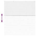 Casa si Gradina - Textile si covoare - Rulouri si jaluzele - Jaluzea pentru Fereastra cu perdele Altele Manual Alb 160 x 175 cm Aluminiu - Infinity.ro