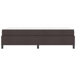 Casa si Gradina - Mobilier - Paturi si accesorii - Paturi - Pat cu arcuri Maro 100 x 200 cm Tesatura, Lemn Ingineresc - Infinity.ro