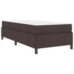 Casa si Gradina - Mobilier - Paturi si accesorii - Paturi - Pat cu arcuri Maro 100 x 200 cm Tesatura, Lemn Ingineresc - Infinity.ro