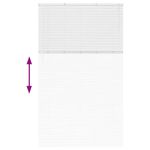 Casa si Gradina - Textile si covoare - Rulouri si jaluzele - Jaluzea pentru Fereastra cu perdele Altele Manual Alb 80 x 130 cm Aluminiu - Infinity.ro