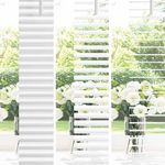 Casa si Gradina - Textile si covoare - Rulouri si jaluzele - Jaluzea pentru Fereastra cu perdele Altele Manual Alb 100 x 130 cm Aluminiu - Infinity.ro