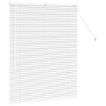 Casa si Gradina - Textile si covoare - Rulouri si jaluzele - Jaluzea pentru Fereastra cu perdele Altele Manual Alb 100 x 130 cm Aluminiu - Infinity.ro