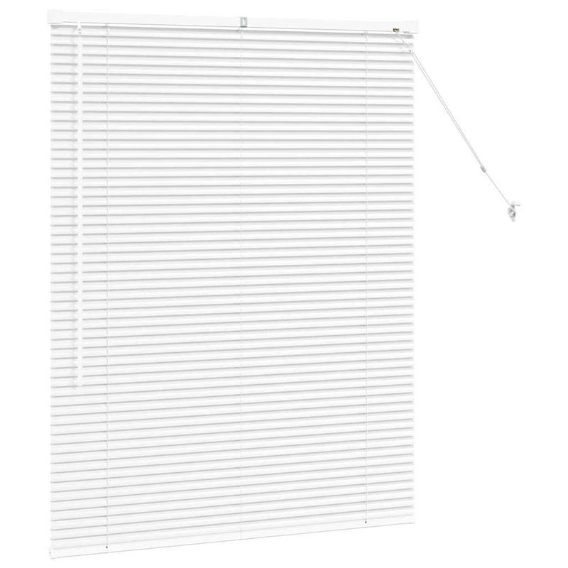 Casa si Gradina - Textile si covoare - Rulouri si jaluzele - Jaluzea pentru Fereastra cu perdele Altele Manual Alb 100 x 130 cm Aluminiu - Infinity.ro