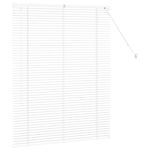 Casa si Gradina - Textile si covoare - Rulouri si jaluzele - Jaluzea pentru Fereastra cu perdele Altele Manual Alb 100 x 130 cm Aluminiu - Infinity.ro