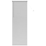 Casa si Gradina - Textile si covoare - Rulouri si jaluzele - Jaluzea pentru Fereastra Argintiu 80 x 130 cm Aluminiu - Infinity.ro