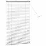 Casa si Gradina - Textile si covoare - Rulouri si jaluzele - Jaluzea pentru Fereastra Argintiu 80 x 130 cm Aluminiu - Infinity.ro