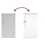 Casa si Gradina - Textile si covoare - Rulouri si jaluzele - Jaluzea pentru Fereastra Argintiu 80 x 130 cm Aluminiu - Infinity.ro