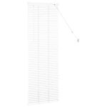 Casa si Gradina - Textile si covoare - Rulouri si jaluzele - Jaluzea pentru Fereastra cu perdele Altele Manual Alb 80 x 130 cm Aluminiu - Infinity.ro