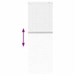 Casa si Gradina - Textile si covoare - Rulouri si jaluzele - Jaluzea pentru Fereastra cu perdele Altele Manual Alb 80 x 130 cm Aluminiu - Infinity.ro