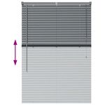 Casa si Gradina - Textile si covoare - Rulouri si jaluzele - Jaluzea pentru Fereastra Gri inchis 80 x 130 cm Aluminiu - Infinity.ro