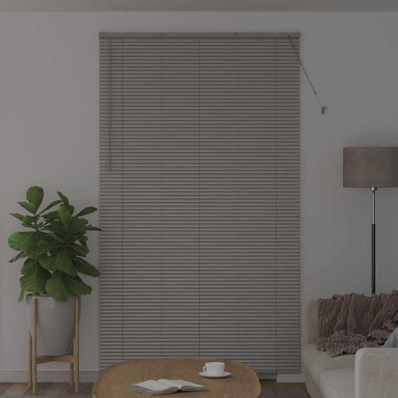 Casa si Gradina - Textile si covoare - Rulouri si jaluzele - Jaluzea pentru Fereastra Argintiu 135 x 220 cm Aluminiu - Infinity.ro