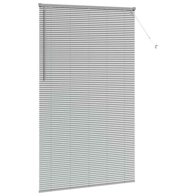 Casa si Gradina - Textile si covoare - Rulouri si jaluzele - Jaluzea pentru Fereastra Argintiu 135 x 220 cm Aluminiu - Infinity.ro