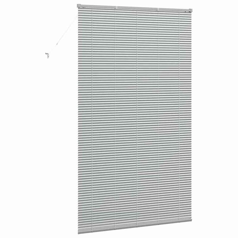 Casa si Gradina - Textile si covoare - Rulouri si jaluzele - Jaluzea pentru Fereastra Argintiu 135 x 220 cm Aluminiu - Infinity.ro