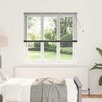 Casa si Gradina - Textile si covoare - Rulouri si jaluzele - Jaluzea pentru Fereastra Gri inchis 80 x 130 cm Aluminiu - Infinity.ro