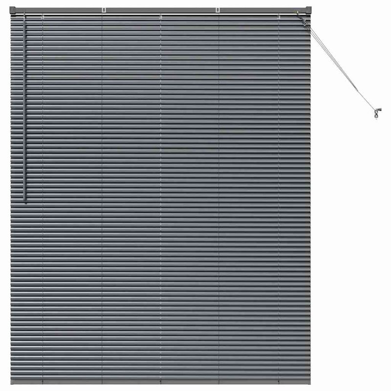 Casa si Gradina - Textile si covoare - Rulouri si jaluzele - Jaluzea pentru Fereastra Gri inchis 80 x 130 cm Aluminiu - Infinity.ro