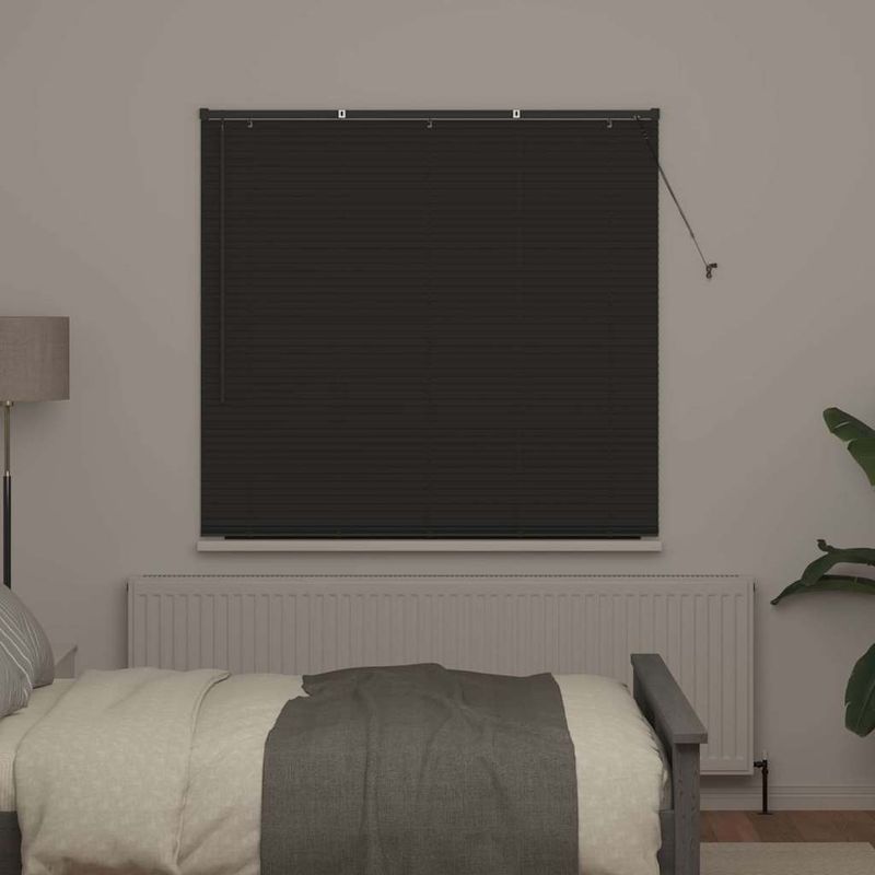 Casa si Gradina - Textile si covoare - Rulouri si jaluzele - Jaluzea pentru Fereastra Gri inchis 80 x 130 cm Aluminiu - Infinity.ro