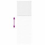 Casa si Gradina - Textile si covoare - Rulouri si jaluzele - Jaluzea pentru Fereastra cu perdele Altele Manual Alb 80 x 220 cm Aluminiu - Infinity.ro