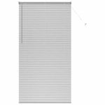 Casa si Gradina - Textile si covoare - Rulouri si jaluzele - Jaluzea pentru Fereastra Argintiu 80 x 130 cm Aluminiu - Infinity.ro