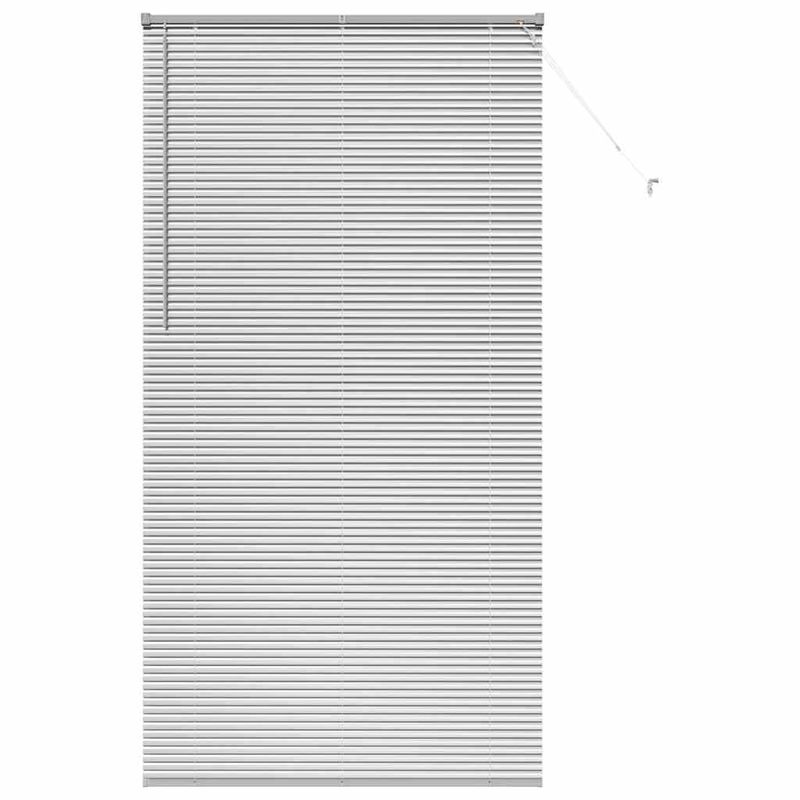 Casa si Gradina - Textile si covoare - Rulouri si jaluzele - Jaluzea pentru Fereastra Argintiu 80 x 130 cm Aluminiu - Infinity.ro