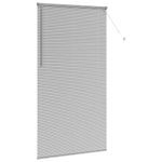 Casa si Gradina - Textile si covoare - Rulouri si jaluzele - Jaluzea pentru Fereastra Argintiu 80 x 130 cm Aluminiu - Infinity.ro