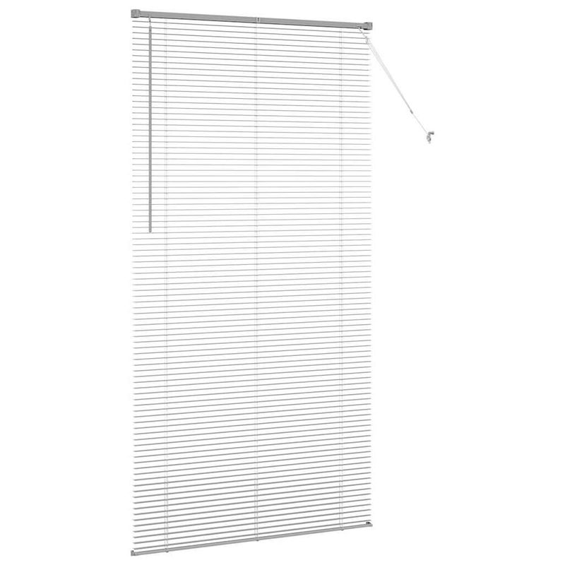 Casa si Gradina - Textile si covoare - Rulouri si jaluzele - Jaluzea pentru Fereastra Argintiu 80 x 130 cm Aluminiu - Infinity.ro