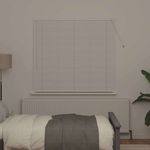 Casa si Gradina - Textile si covoare - Rulouri si jaluzele - Jaluzea pentru Fereastra cu perdele Altele Manual Alb 80 x 130 cm Aluminiu - Infinity.ro