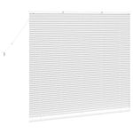 Casa si Gradina - Textile si covoare - Rulouri si jaluzele - Jaluzea pentru Fereastra cu perdele Altele Manual Alb 80 x 130 cm Aluminiu - Infinity.ro