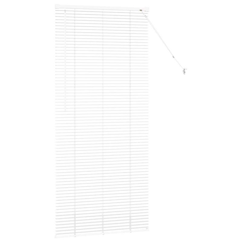 Casa si Gradina - Textile si covoare - Rulouri si jaluzele - Jaluzea pentru Fereastra cu perdele Altele Manual Alb 80 x 130 cm Aluminiu - Infinity.ro